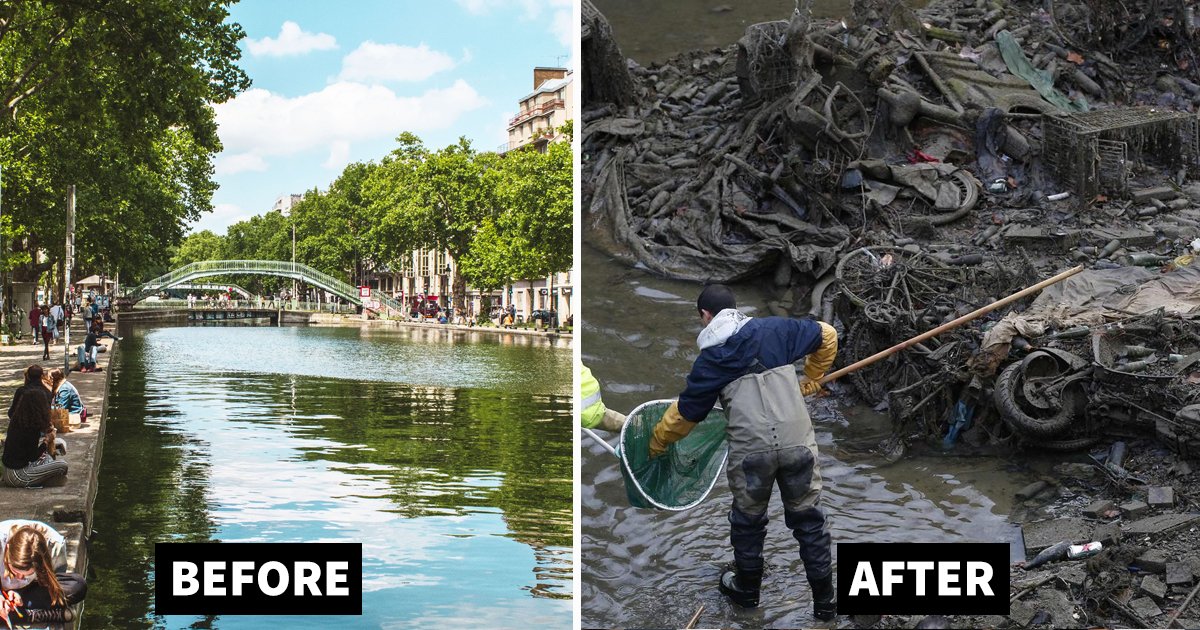 dfadf.jpg?resize=412,232 - The Paris Canal Drained - Here Are Some Of The Shocking Things Found While Draining