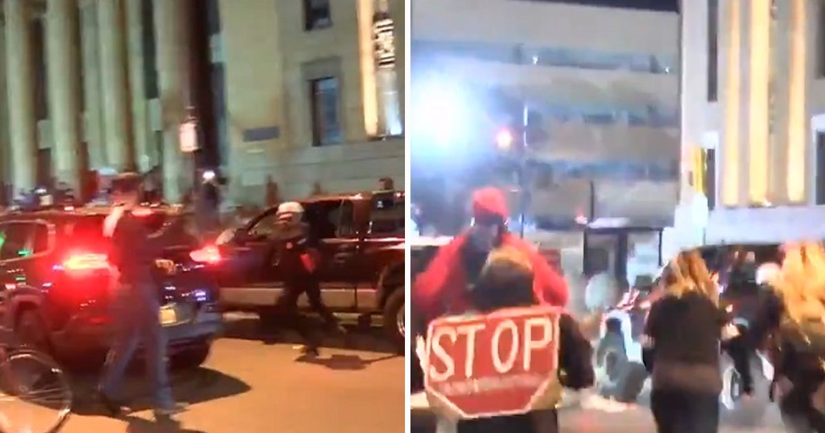 dfgdgd.jpg?resize=412,232 - Pickup Truck Brutally Runs Over Breonna Taylor Protesters In Buffalo