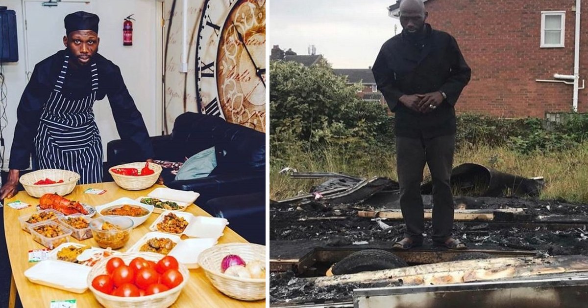 dfsdfs.jpg?resize=412,232 - Black Food Truck Owner Receives £40,000 Donations After Racists Burn Down Trailer