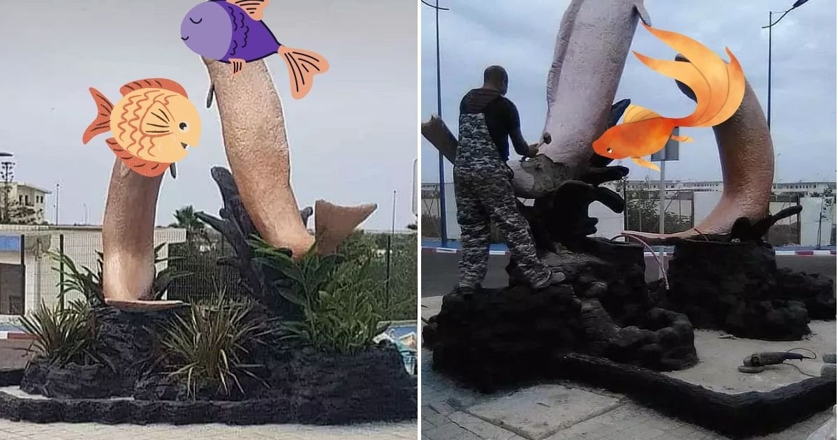 fish4.jpg?resize=1200,630 - Authorities Demolish Fish Statues After A Photo Of Them Went Viral And Sparked Outrage