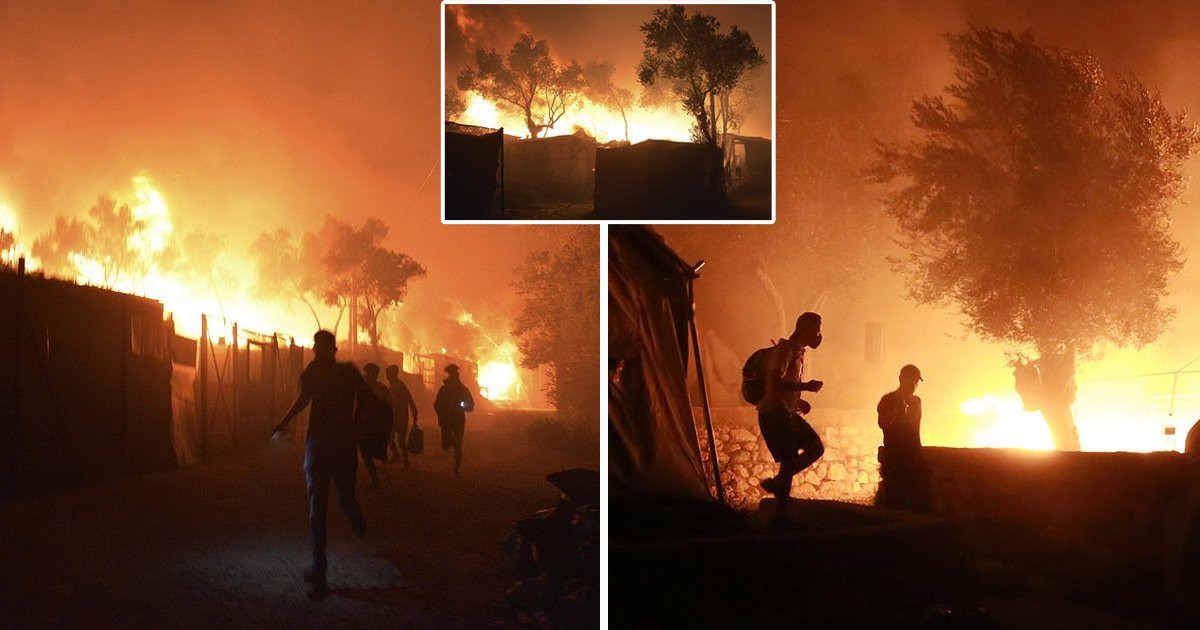 greece.jpg?resize=412,232 - Fire At The Europe’s Largest Refugee Camp in Greece, Leaving 13,000 Without Shelter