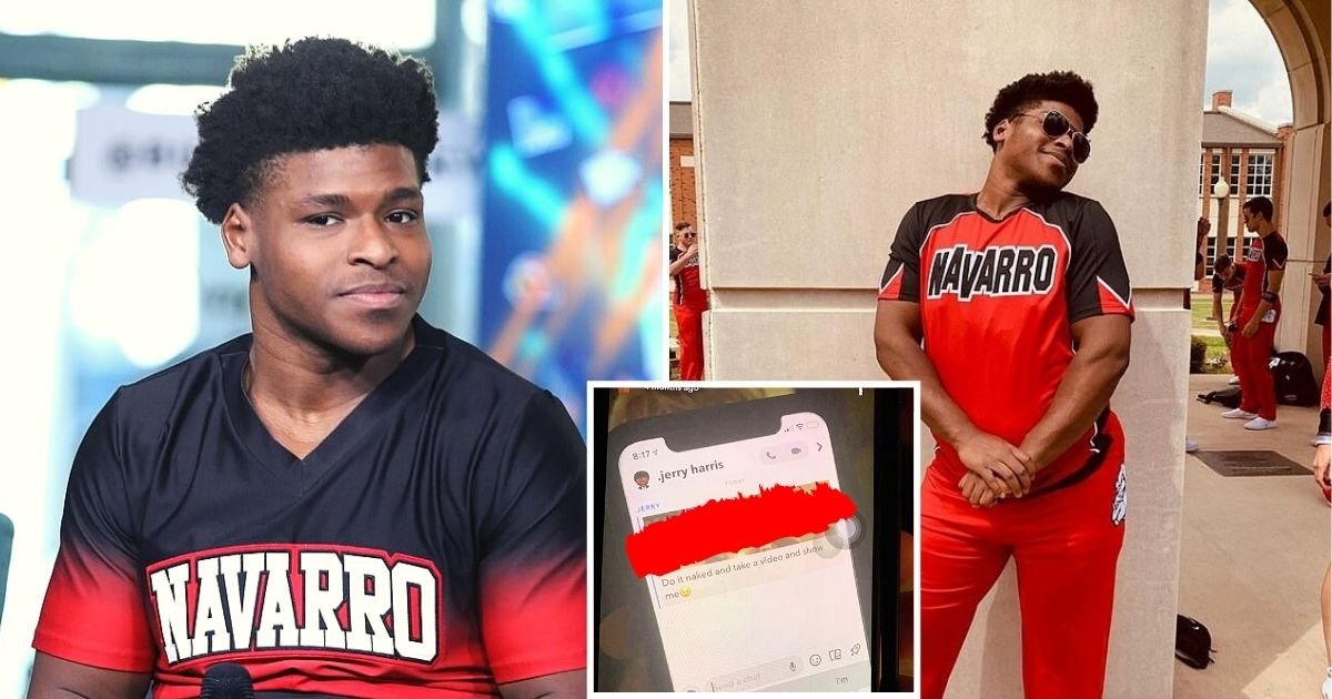 harris4.jpg?resize=1200,630 - Netflix 'Cheer' Star Jerry Harris Under Investigation For Allegedly Soliciting Explicit Photos