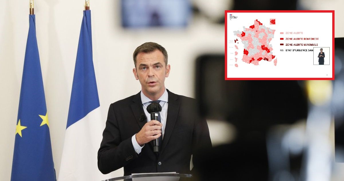 ov.jpg?resize=412,275 - Coronavirus: Olivier Véran a dévoilé les zones d'alertes renforcées et les zones d'alerte maximales