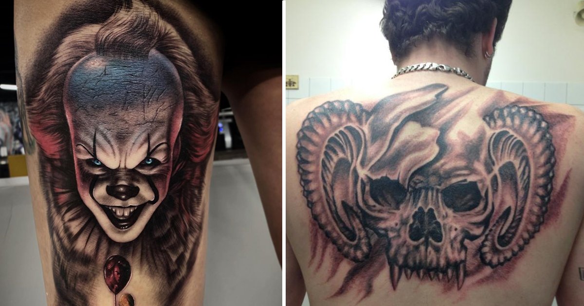 scary tattoos.jpg?resize=412,275 - Scary Tattoos Are Trending But Can You Handle The Terrifying Ordeal?