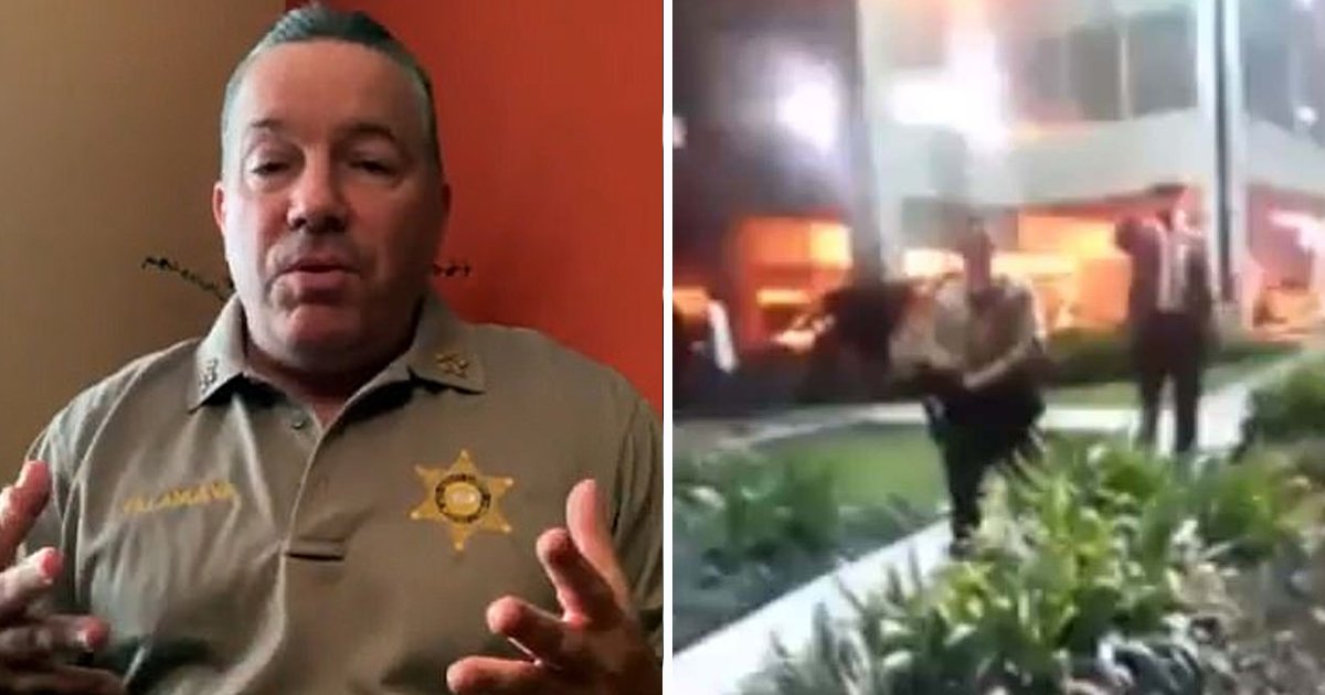 sheriff.jpg?resize=412,232 - LA County Sheriff Responds To Protesters Chanting ‘We Hope They F***ing Die’ After Two Officers Land In The Hospital