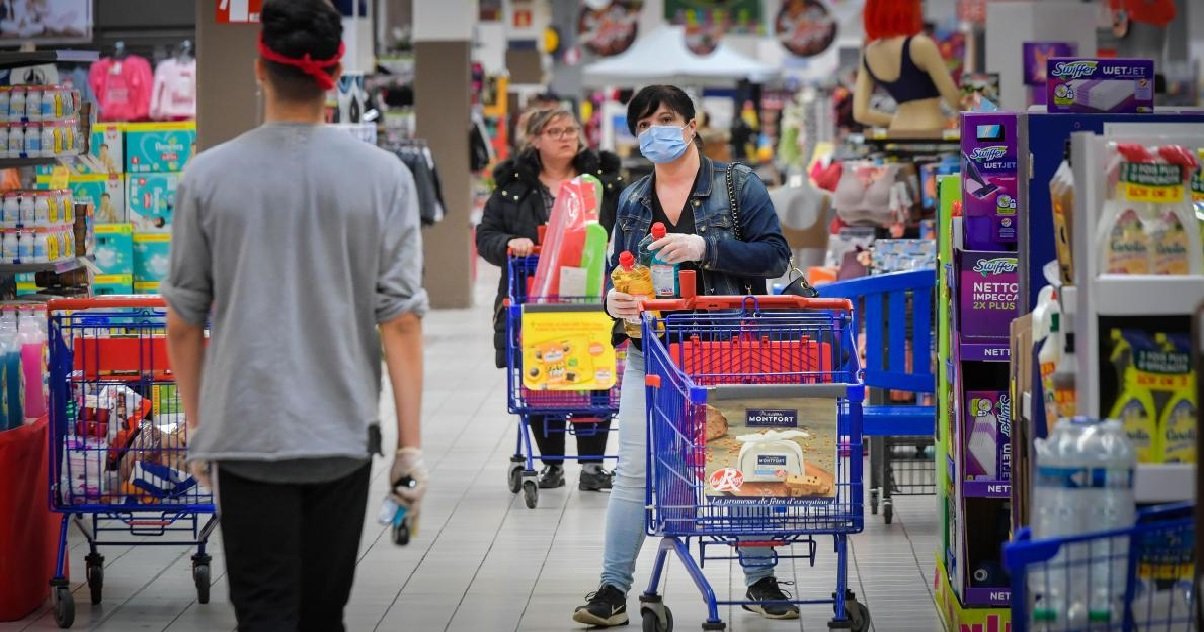 supermarche.jpg?resize=412,232 - Deuxième vague: au Royaume-Uni des supermarchés rationnent déjà leurs produits