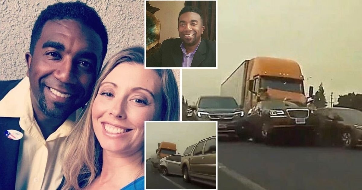 truck7.jpg?resize=412,275 - Truck Plows Into 11 Cars And Kills A Father-Of-Four As Police Try To Determine Why The Driver Didn’t Slow Down