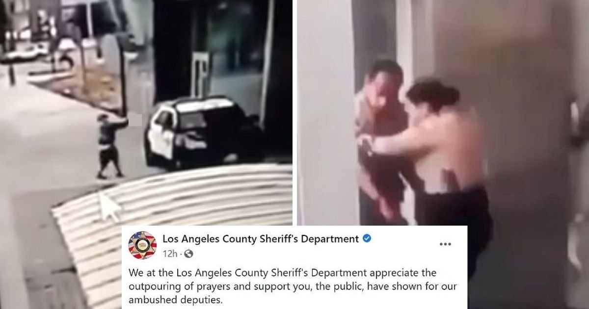 untitled design 1 21.jpg?resize=1200,630 - LA County Sheriff Releases Update About 24-Year-Old Deputy Who Was Shot In Ambush