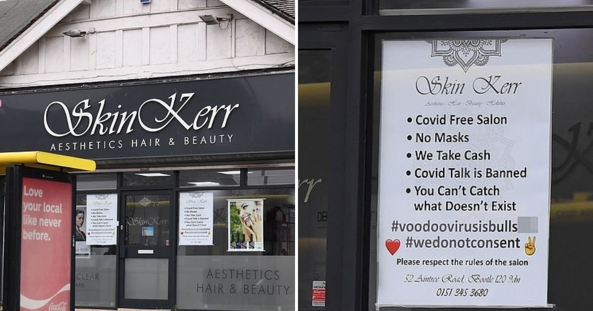 untitled design 3 9.jpg?resize=412,232 - Beauty Salon Bans Face Masks And Brands Coronavirus ‘Bullsh**’
