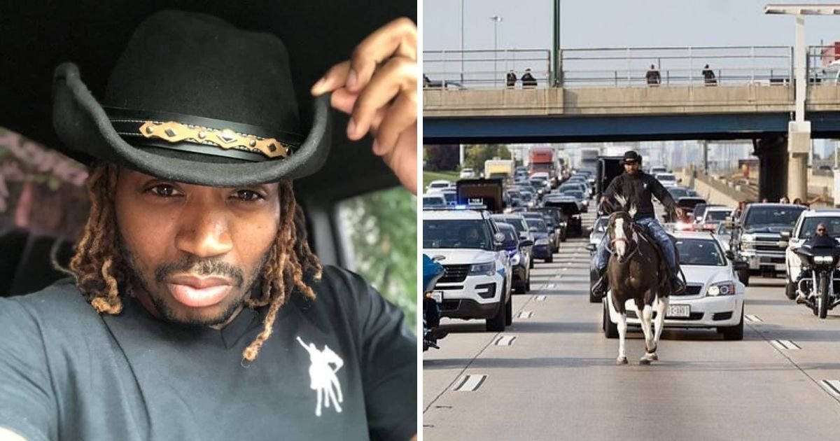 untitled design 30.jpg?resize=412,232 - Man Arrested After Riding His Horse On Highway And Yelling 'Kids Lives Matter'