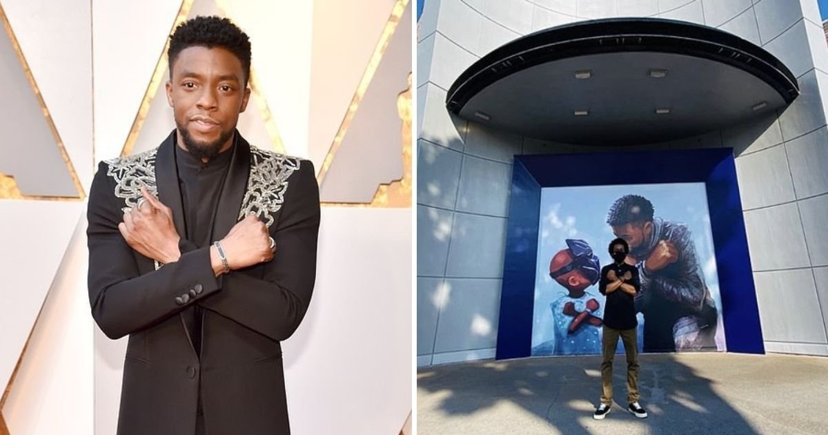 untitled design 4 20.jpg?resize=1200,630 - Disney Honors Black Panther’s Chadwick Boseman With A Powerful Mural