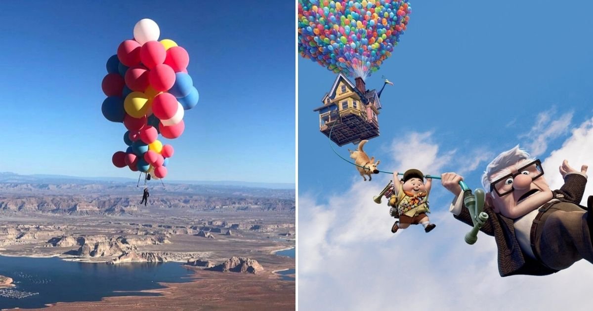 up2.jpg?resize=412,275 - Man Floats More Than 24,000 Feet Above Arizona Desert Held Up By Balloons