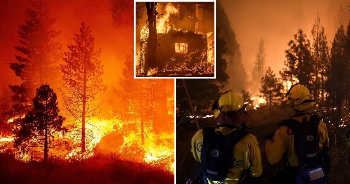 wildfire6.jpg?resize=412,232 - At Least One Dead And 50 Trapped By Wildfires In California As Blazes Tear Through Colorado, Oregon, Utah And Washington