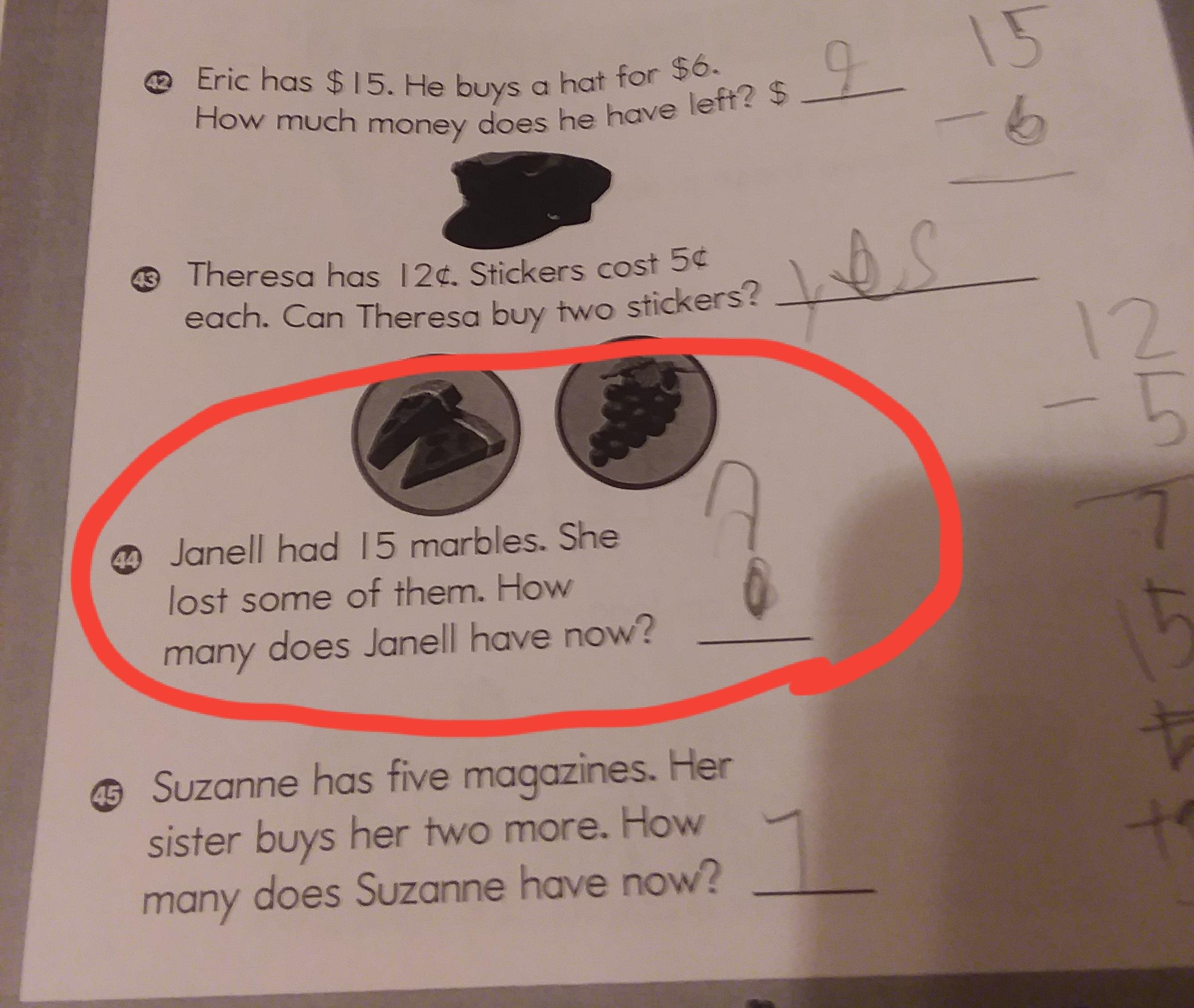 third-grade math sum