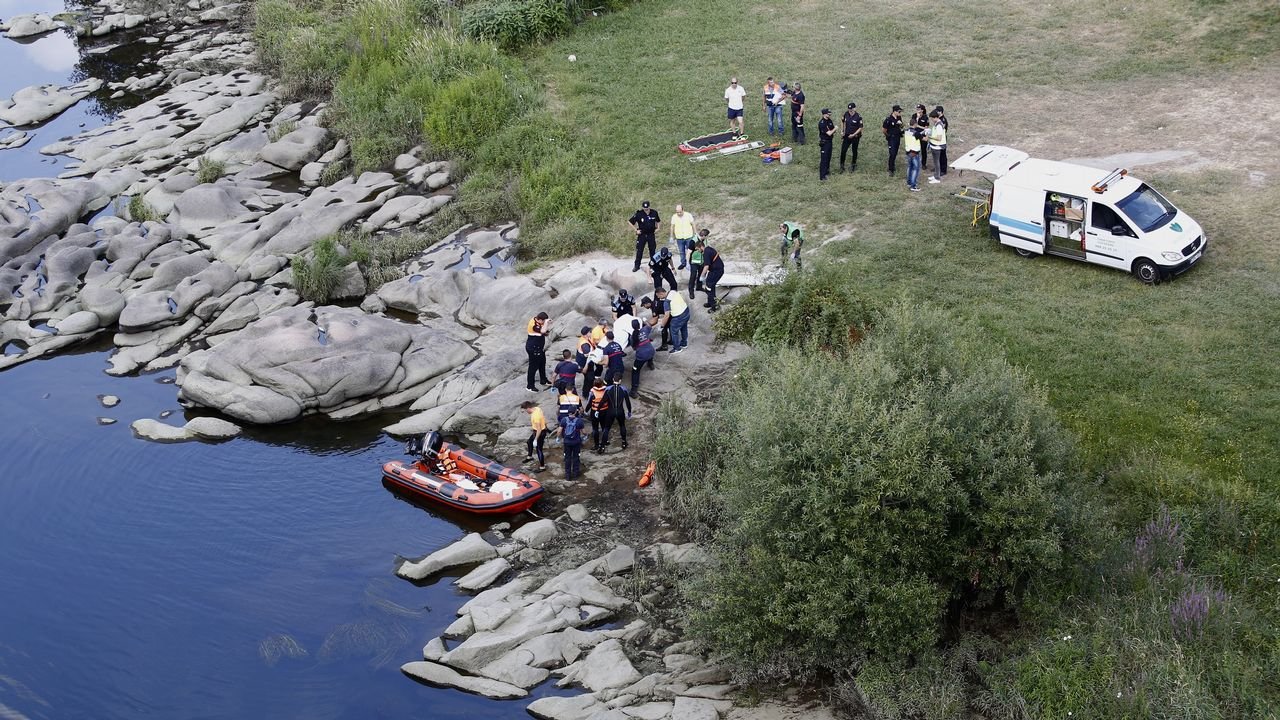 Localizan el cadáver del joven arrastrado por la corriente en el río Miño