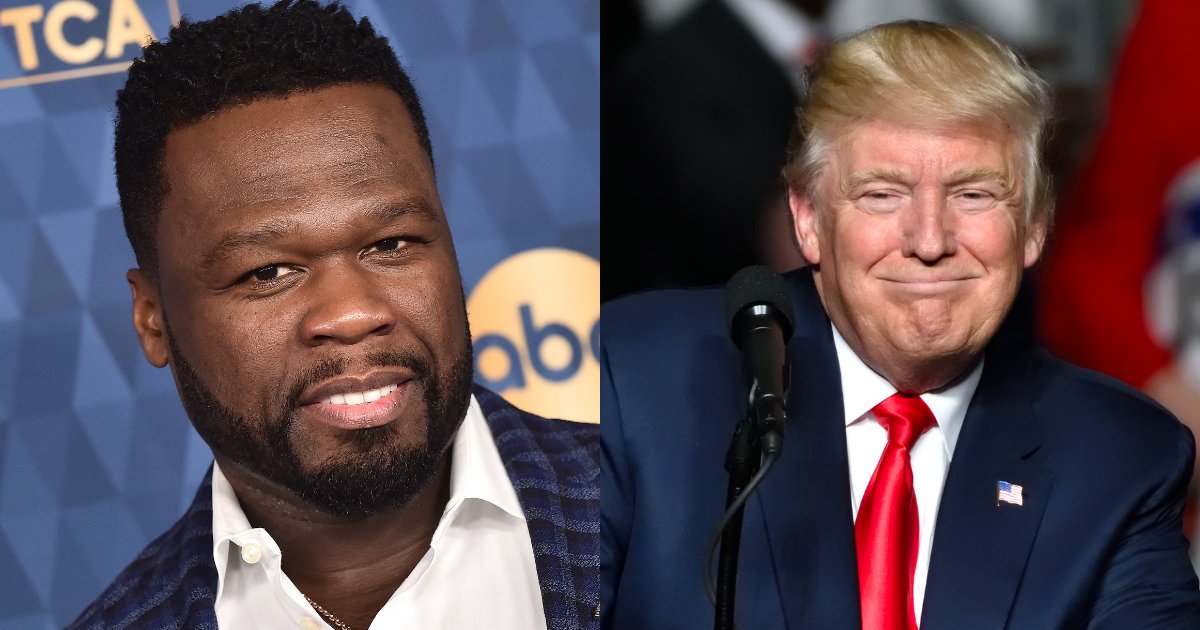 50 cent and trump e1603214112681.png?resize=412,232 - Le rappeur 50 Cent soutient Donald Trump pour sa politique fiscale
