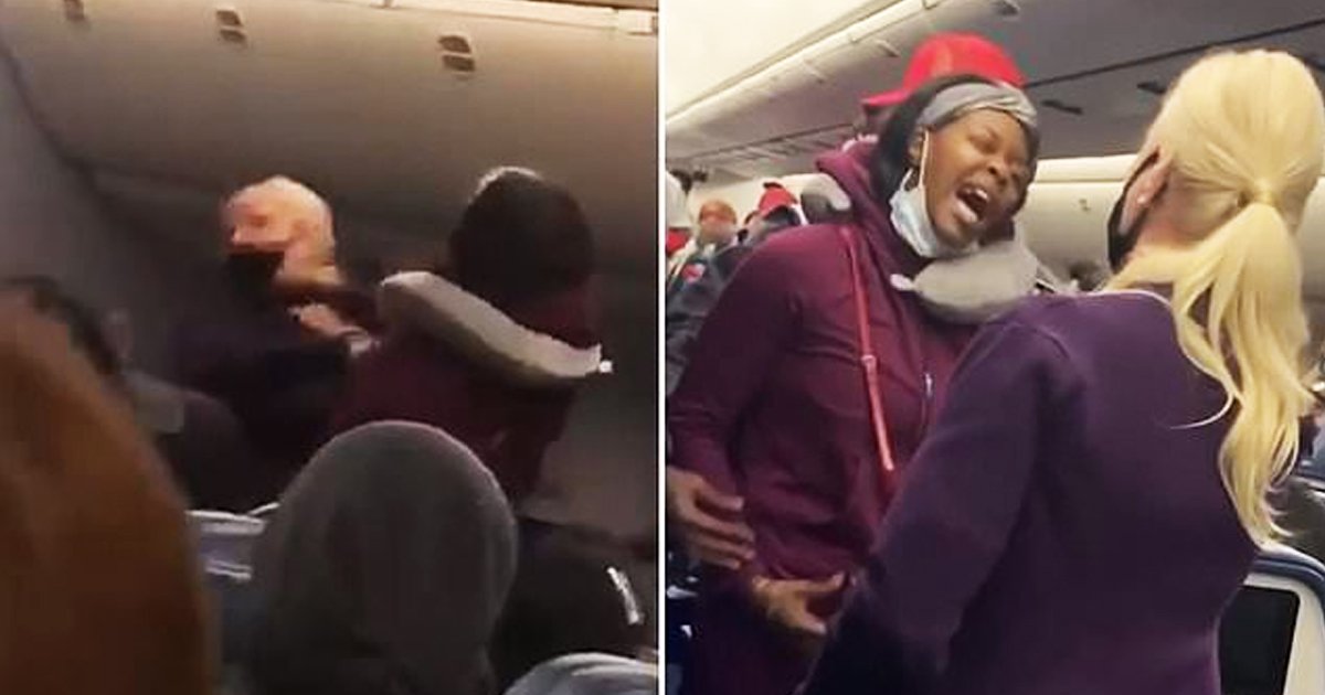 dgsgsg.jpg?resize=412,232 - Delta Passenger Punches Flight Attendant After 'Refusal To Wear Face Mask Correctly'