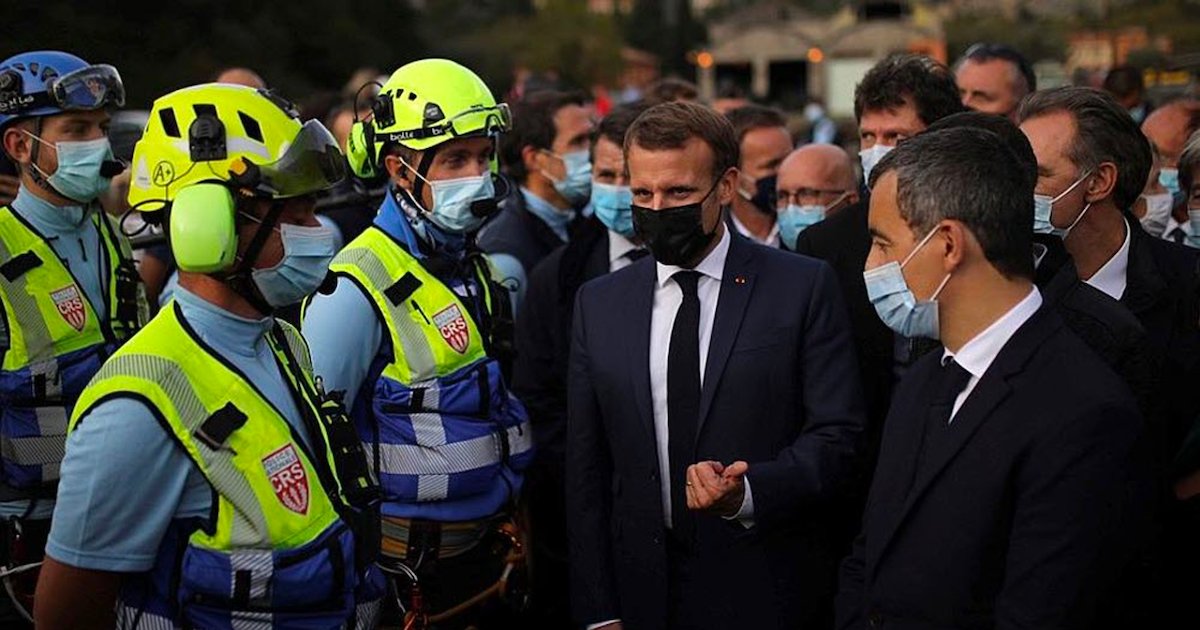 emmanuel macron.png?resize=1200,630 - Alpes-Maritimes : La visite d’Emmanuel Macron a eu des conséquences sur les opérations d’assistance