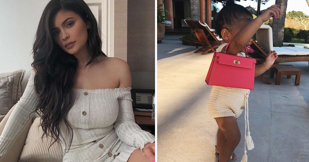 gssfsf.jpg?resize=1200,630 - Kylie Jenner's Daughter Stormi Arrives For Homeschool In Style With $12,000 Hermes Backpack