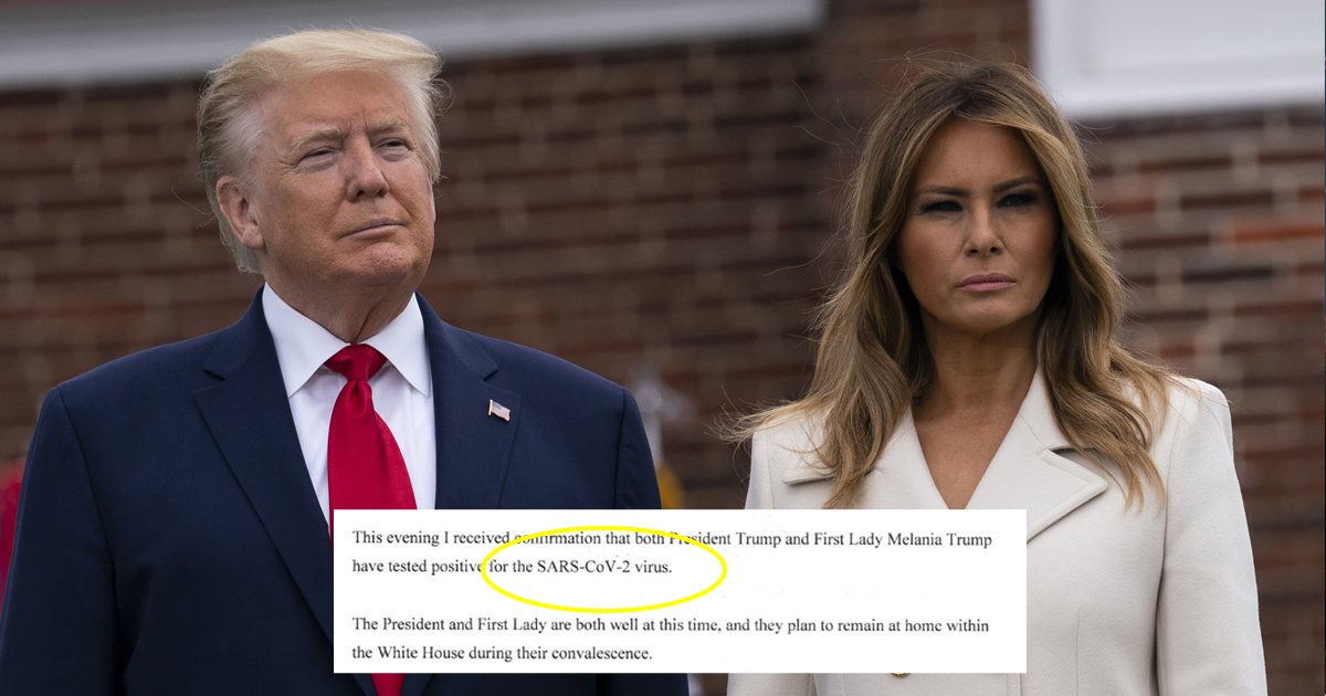 hafsaf.jpg?resize=1200,630 - Trump’s Doctor Releases Statement After President And First Lady Test Positive For COVID-19