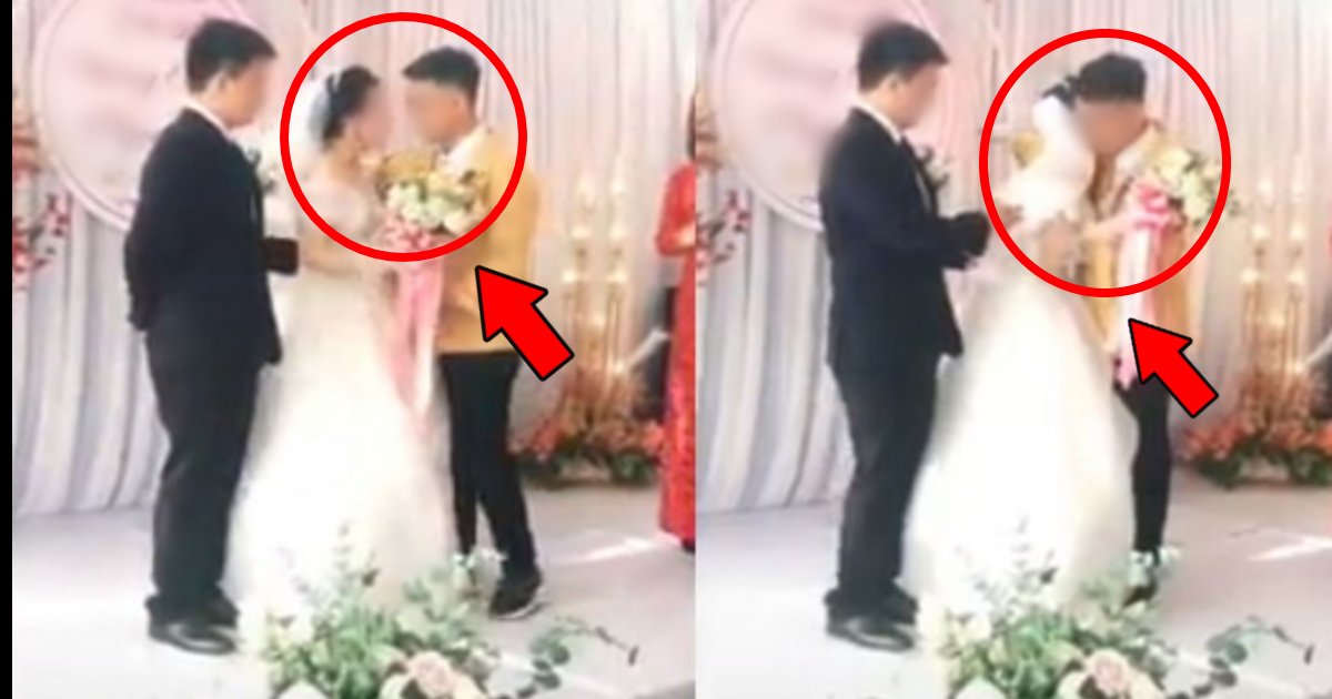 kekkonnsiki.png?resize=412,275 - 元カノの結婚式に乱入した男性が突如手を取りハグする場違いな行為に「新郎がぼっち状態になってる件な…」