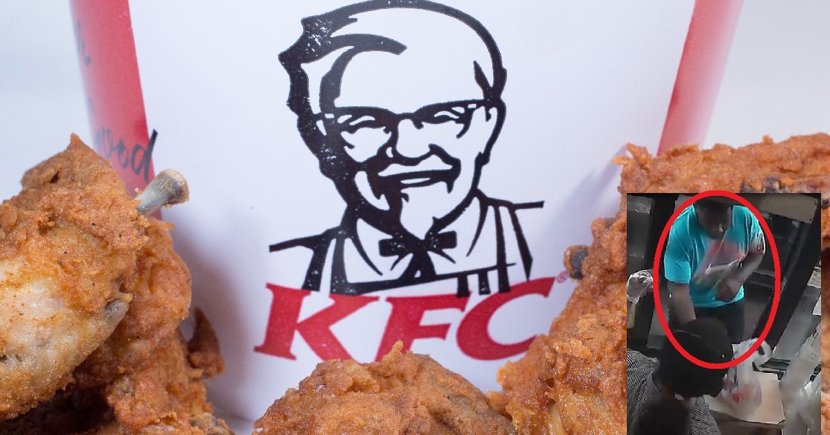 kfc.jpg?resize=412,275 - Après avoir reçu la mauvaise commande au KFC, un homme sort une arme et tire