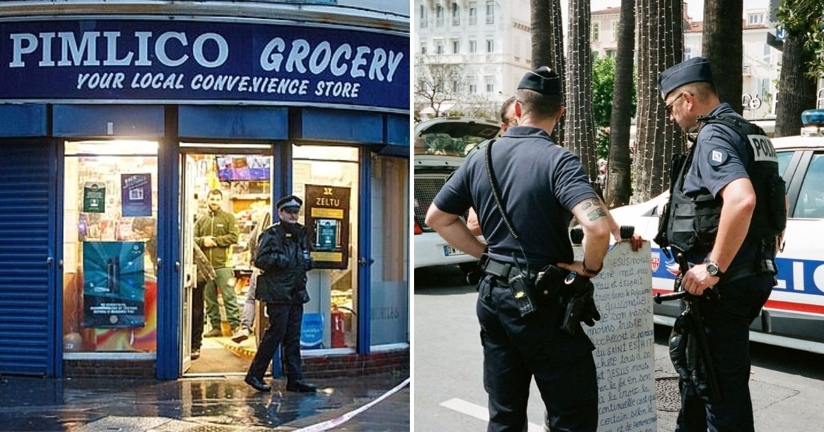 robbery5.jpg?resize=412,275 - Female Police Officer Stabbed In The Stomach During Robbery At A Grocery Store
