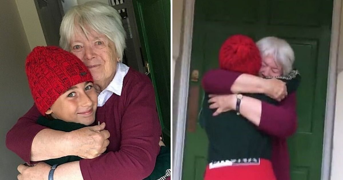 romeo6.jpg?resize=412,275 - 11-Year-Old Boy Finally Gives Grandma A Hug After Walking 1,700 Miles To See Her