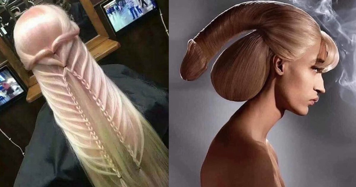 Penis hair style