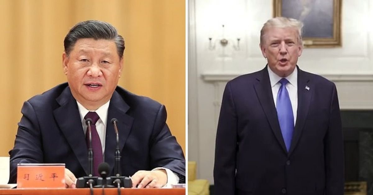 trump4 2.jpg?resize=412,275 - China's President Xi Jinping Wishes Donald Trump And First Lady A Quick Recovery After Their Coronavirus Diagnosis