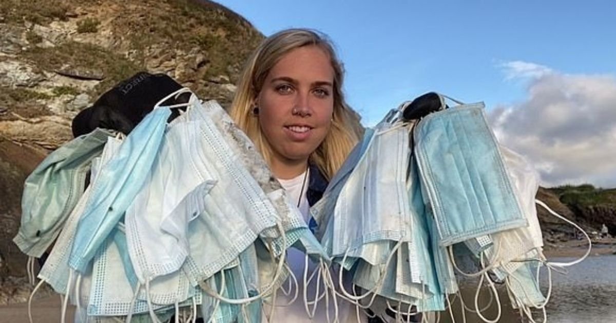 untitled design 4 9.jpg?resize=412,232 - Charity Picks Up Hundreds Of Disposable Face Masks From The Beach