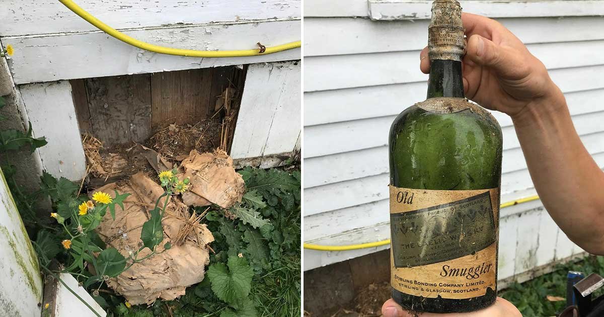 1 187.jpg?resize=412,275 - NY Couple Finds Prohibiton-Era Whiskey Within The Walls Of Their Home
