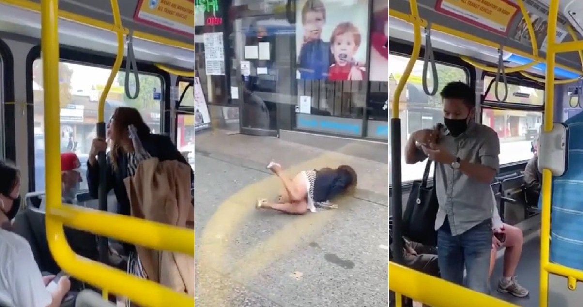 3 bus.jpg?resize=412,232 - Un homme éjecte une femme d'un bus après s'être fait cracher dessus