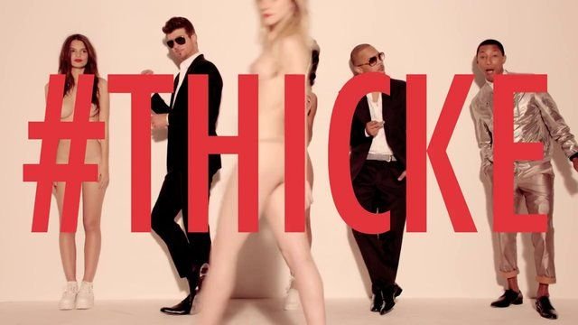 robin thicke blurred lines unrated videos