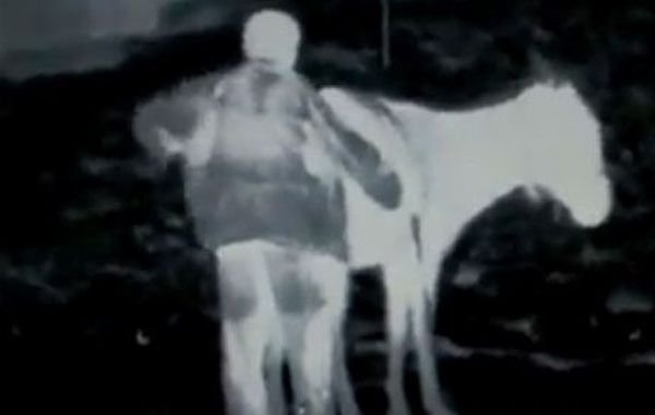 Filman con una cámara infrarroja a acusado de violar a un burro