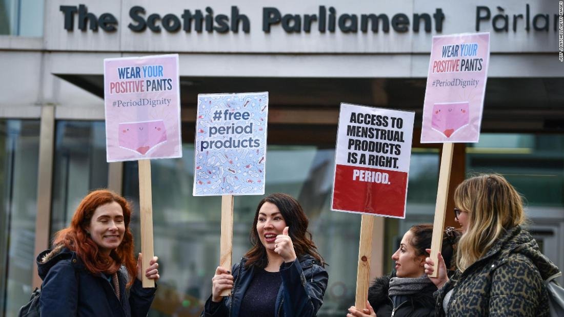 Scotland is making tampons and pads free - CNN