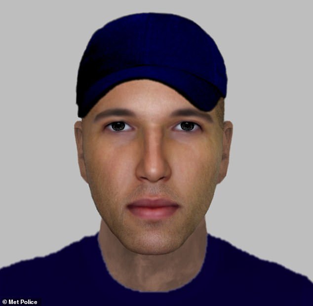 The Met have issued this e-fit of the man they want to speak to about the robbery