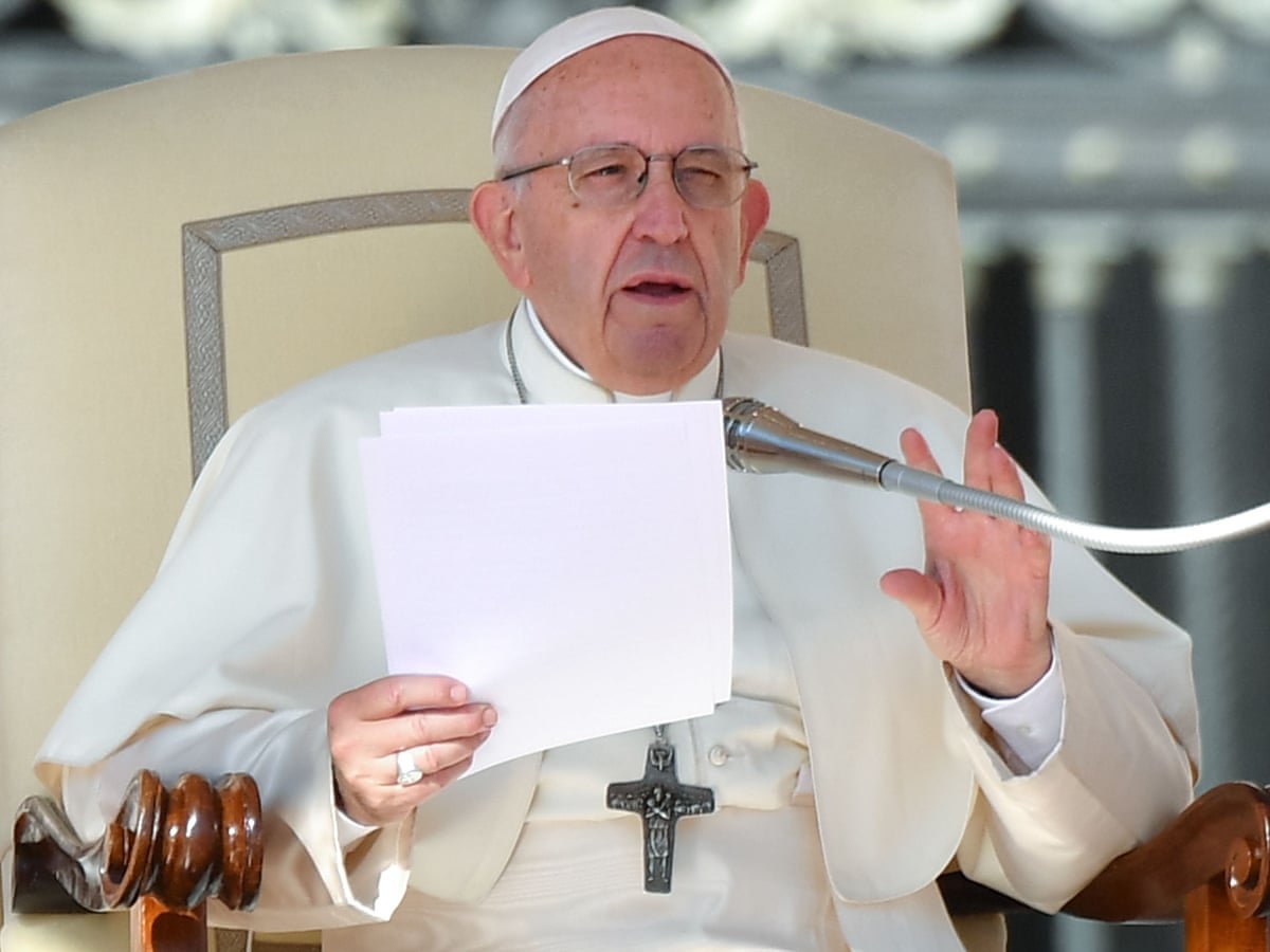Pope Francis compares abortion to hiring a hitman | Abortion | The Guardian