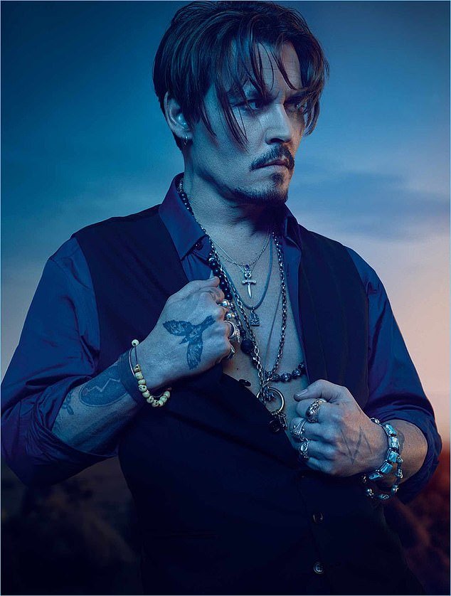 Johnny Depp fans are flocking to buy his Dior fragrance (pictured modelling for Sauvage) after he lost his 