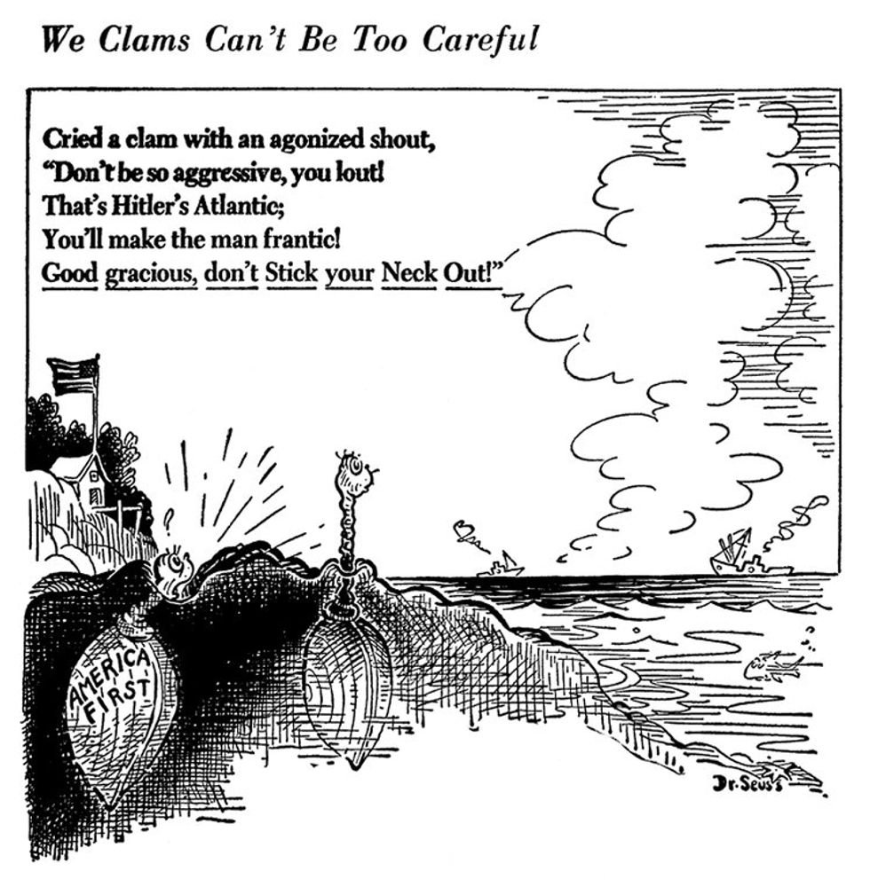 political cartoons by Dr. Seuss