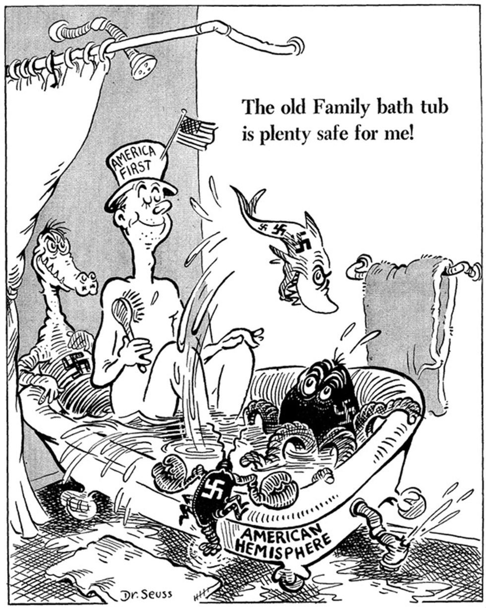 political cartoons by Dr. Seuss