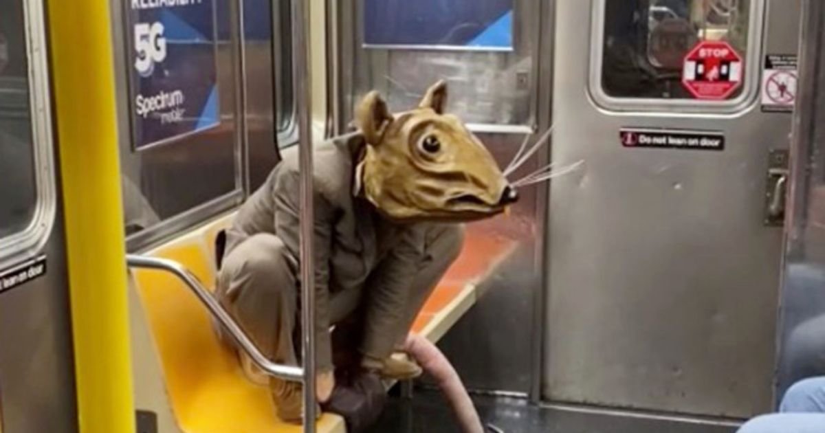 6 40.jpg?resize=412,232 - Man Dressed As Huge Rat Takes Subway Mask Requirement To Next Level