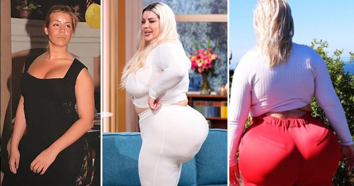 gsdgsgd.jpg?resize=1200,630 - Natasha Crown Before Surgery: A Woman Aspiring To Get The ‘Biggest Bum' In The World