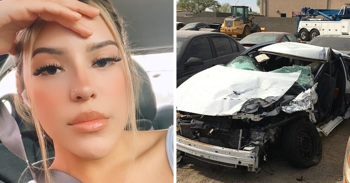 karina5.jpg?resize=1200,630 - Woman Praised Beautician Who Gave Her 'Poppin' Lashes After They Stayed Intact Despite Horrific Car Crash