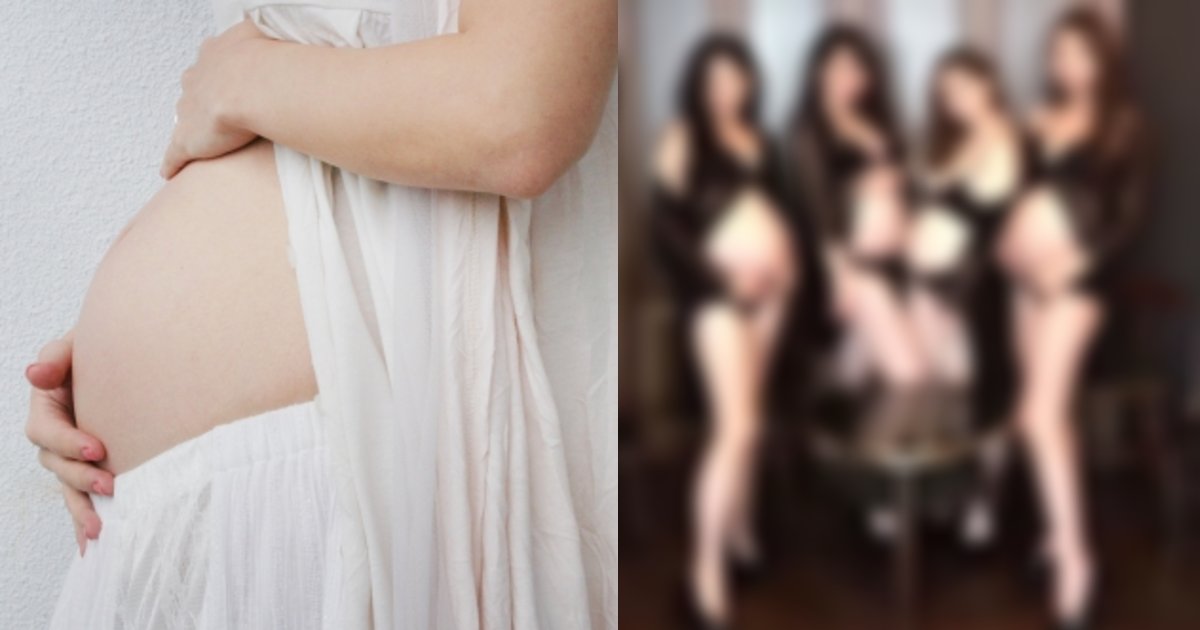 mata.png?resize=412,275 - 4人の親友たちが「いつも一緒」と同じ時期に結婚&妊娠→マタニティフォトが美しすぎる件…！