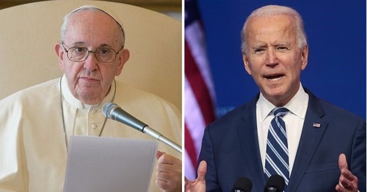 pope3 1.jpg?resize=412,275 - Pope Francis Congratulates President-Elect Joe Biden On His Victory
