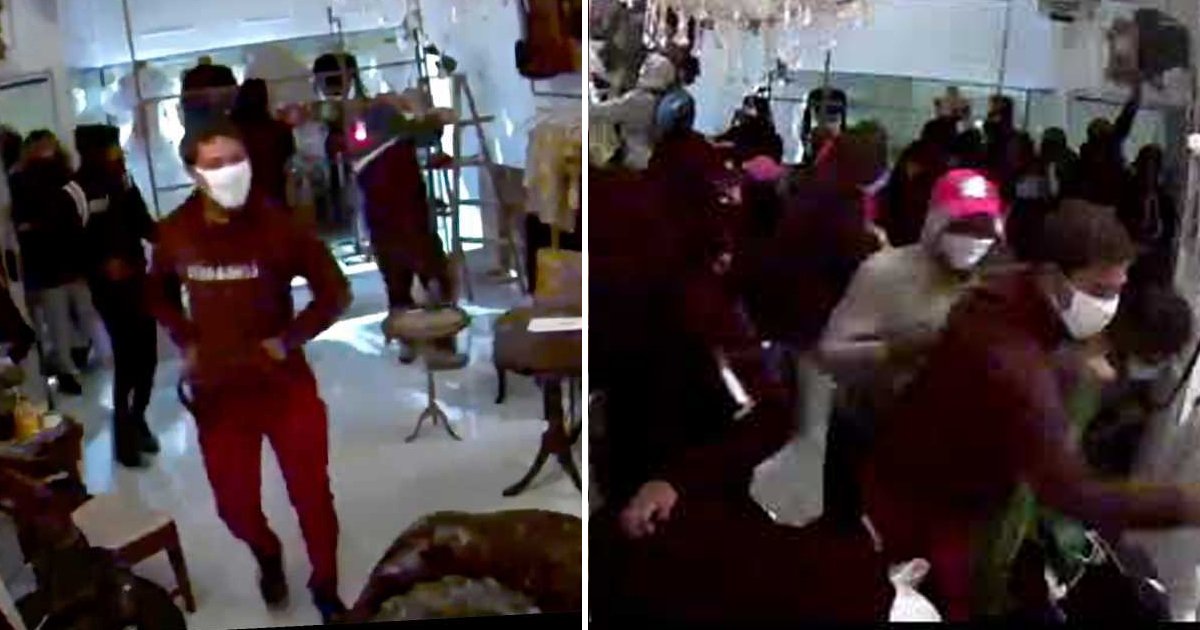 sfgsgf.jpg?resize=1200,630 - Surveillance Camera Captured A Black-owned Boutique Looted In Less Than A Minute