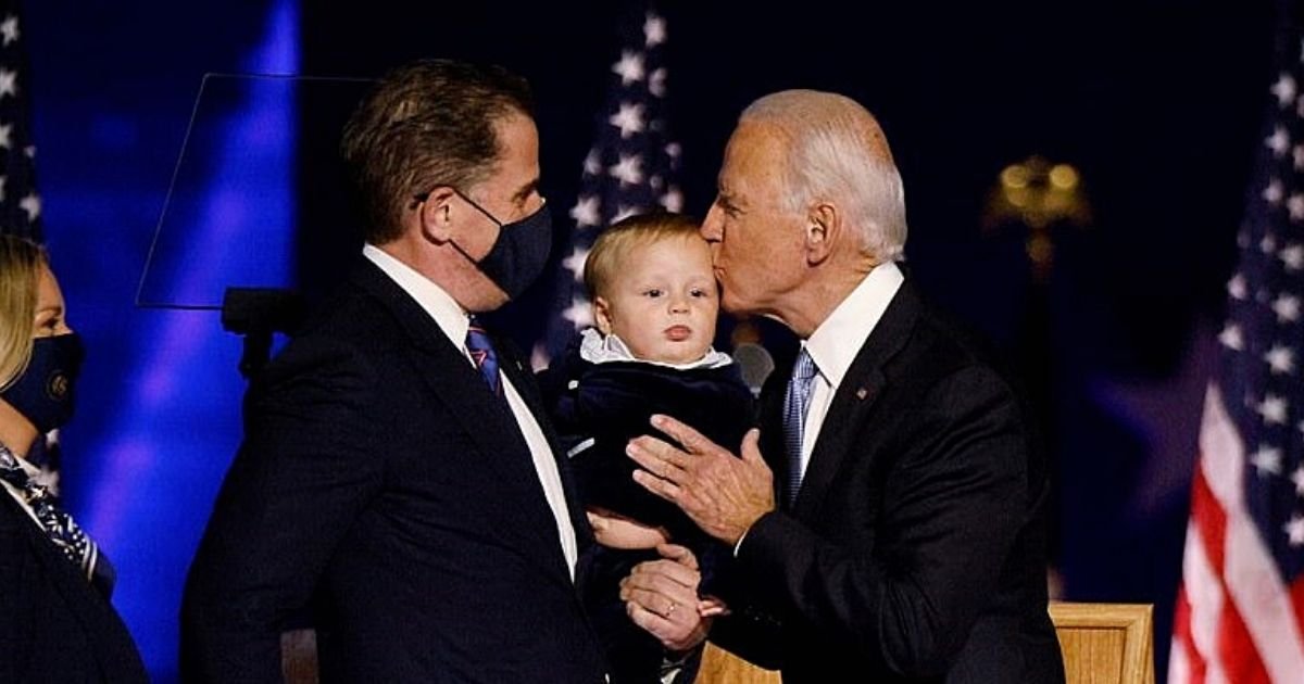 speech6.jpg?resize=412,275 - Joe Biden's Grandchildren And Kamala Harris's Family Join Them On Stage For Victory Speeches