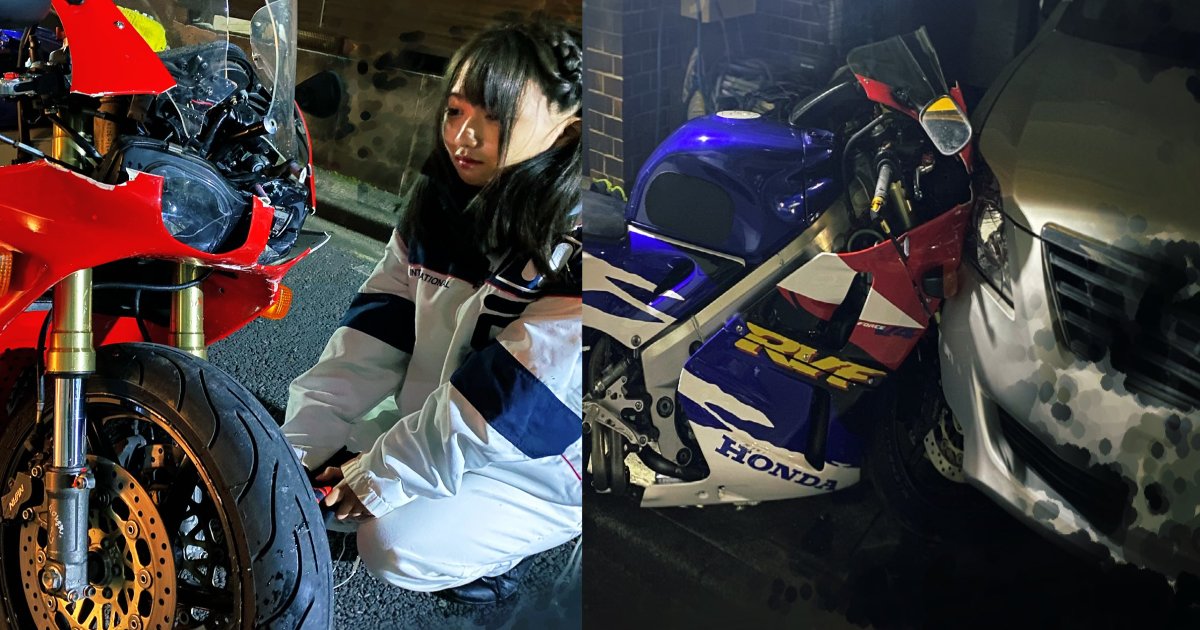 tenten.png?resize=1200,630 - 地下アイドルがバイクで車をぶつけた自撮り写真公開で大炎上「どういう神経してるんだ」