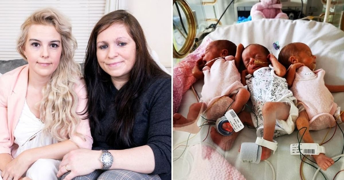 triplets5.jpg?resize=412,275 - Woman Who Suffered Three Miscarriages Due To Immune System Disorder Gives Birth To Triplets